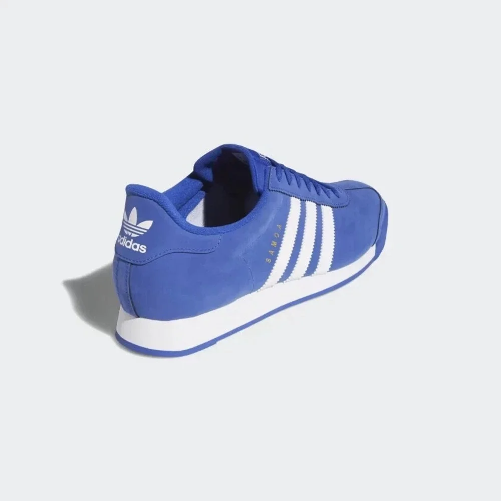 Mens Size 8.5 - Adidas SAMOA Royal Blue / Cloud White / Core Black FV4985 Shoes